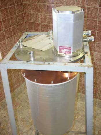 dilution helium refrigerator based on pulse tube cryorefrigerator