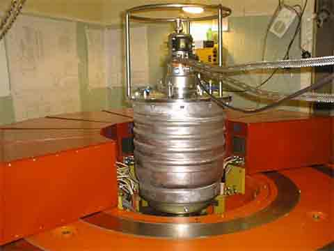 cryostat on difractometer in KPNPI